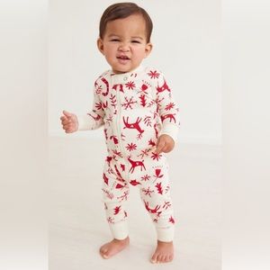 NEW Sold Out Hanna Andersson Holiday Baby Zip Sleeper in Scandi Cane 2T